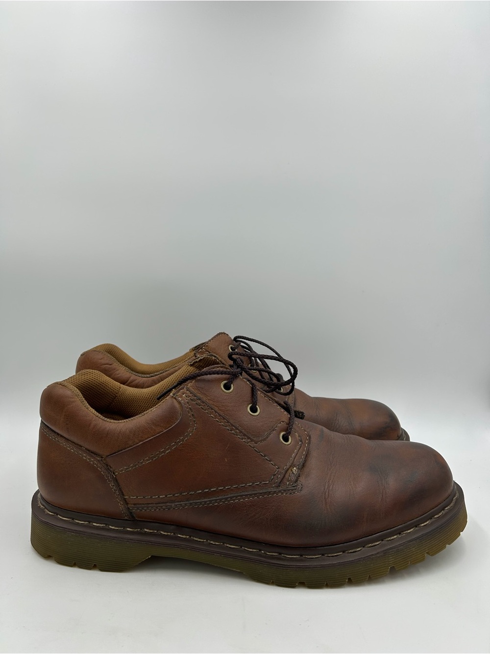Dr Martens Felton Gaucho Crazy Horse Oxfords Mens Casual Shoes Brown Size 14 US